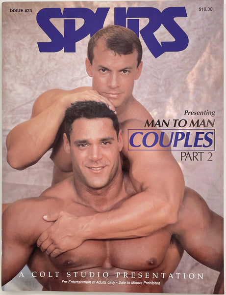 SPURS Issue #24  Man to Man Couples, Part 2. A COLT Studios presentation.