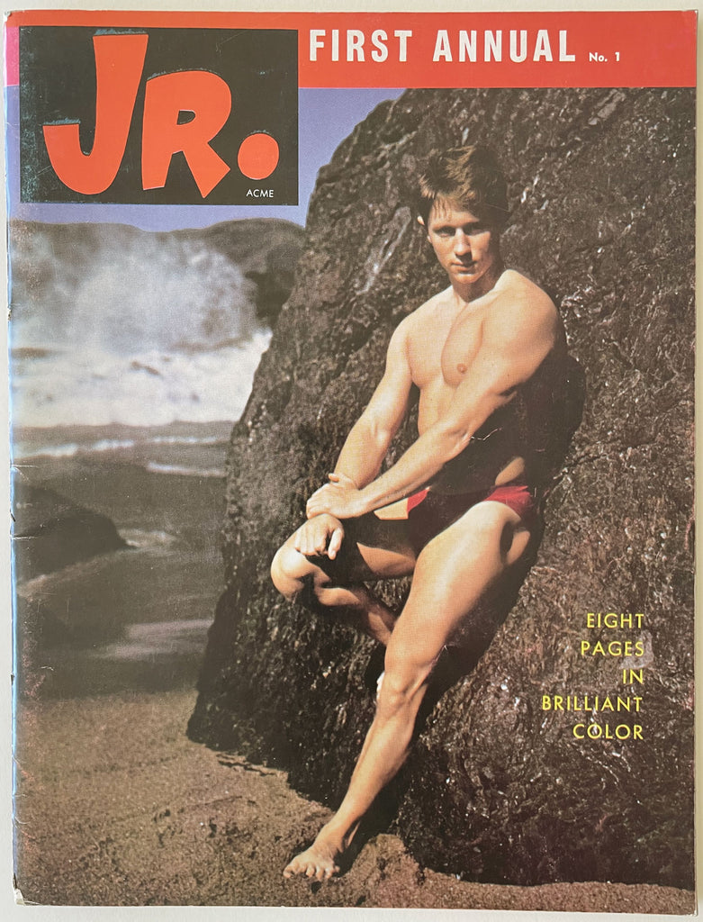 JR. First Annual. Vintage gay physique magazine. Winter 1964. 8 1/2" x 11," 64 pages.