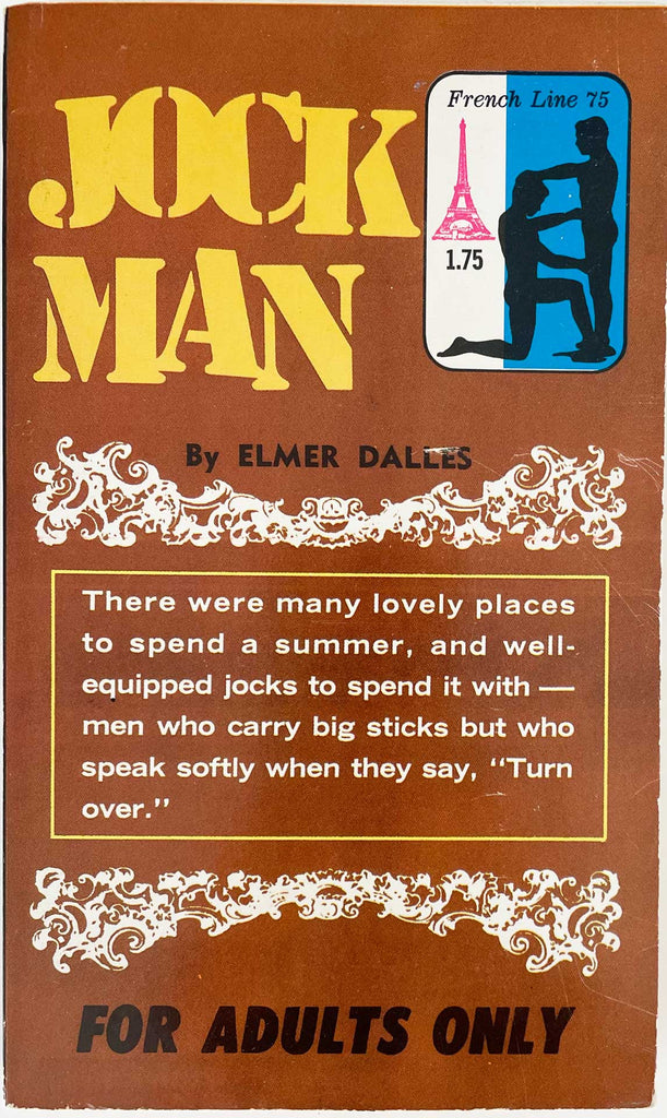 Jock Man A vintage gay novel by Elmer Dalles.
