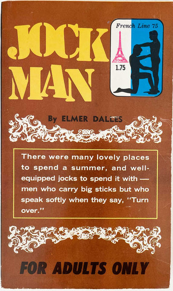 Jock Man A vintage gay novel by Elmer Dalles.