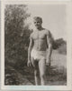 Handsome and very blond Johnny Buschard fills out those white shorts. Vintage gay physique photo attributed to Spectrum (Cincinnati, Ohio)