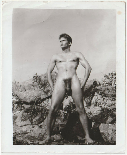 Male Nude in Rocky Landscape