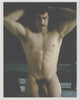 Male Nude with Hands Behind Head vintage gay photo by Lobo Studios