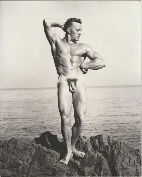 Gene Stanley, vintage male nude physique photograph by Dave Martin