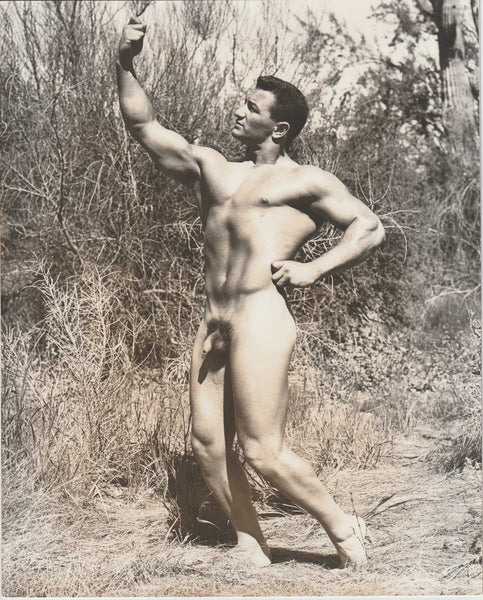 John Julian, vintage physique photo male nude by Dave Martin