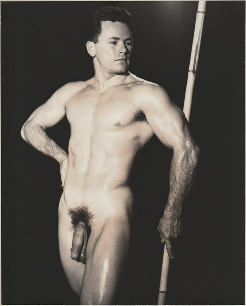 Norm Tousley, vintage male nude physique photo by Dave Martin.