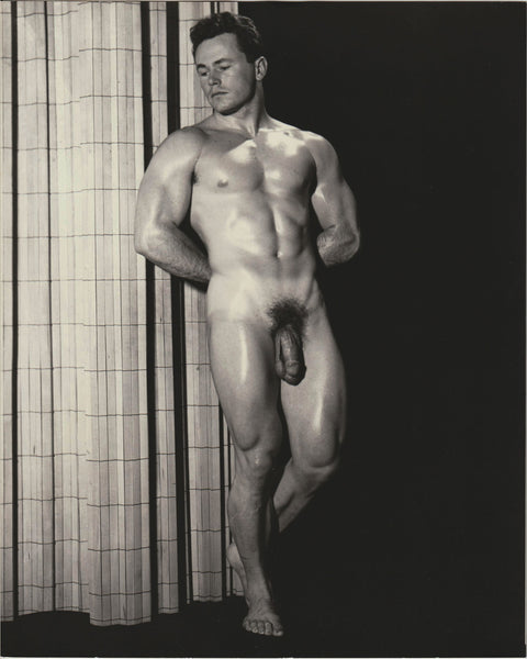 Norm Tousley, vintage male nude physique photo by Dave Martin.