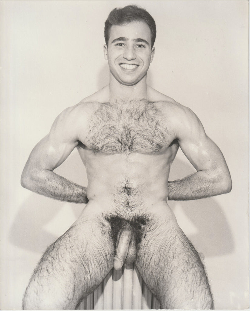 Ron Gibson, vintage physique photo male nude by Dave Martin