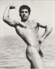 Sam Mayo, vintage male nude physique photo by Dave Martin