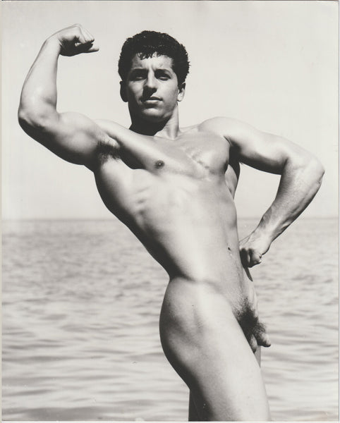 Sam Mayo, vintage male nude physique photo by Dave Martin