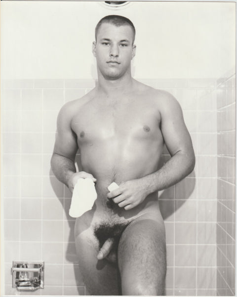 Jay Holt, vintage male nude physique photo by Dave Martin