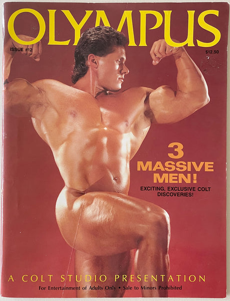 Olympus No. 12 vintage gay physique magazine from COLT Studio 1989.