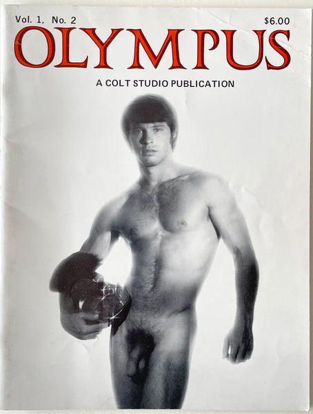 Olympus Vol. 1, No. 2 vintage physique magazine from COLT Studios 1973.