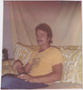 Handsome guy Ray sitting on sofa vintage Kodak postcard