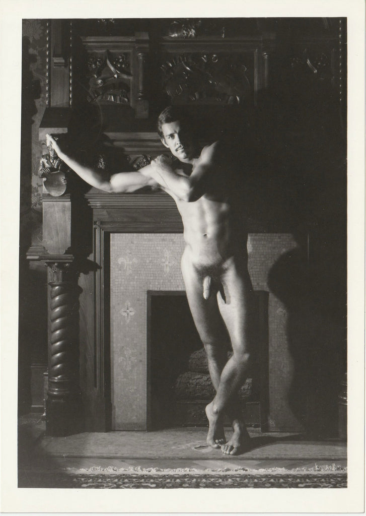Dirk Robbertze in Front of Fireplace: Target Studios male nude photo