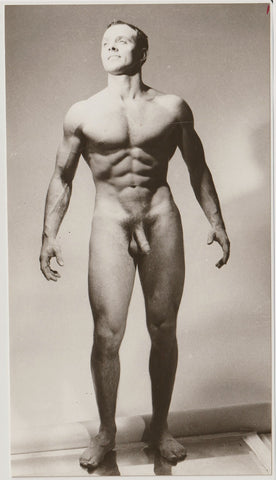 Male Nude, Vic, vintage physique photo by Barrington