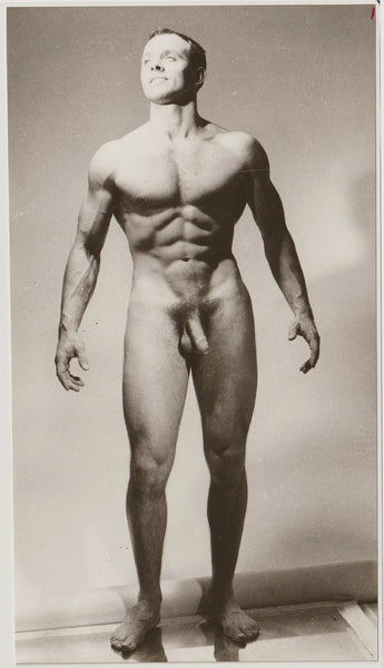 Male Nude, Vic, vintage physique photo by Barrington