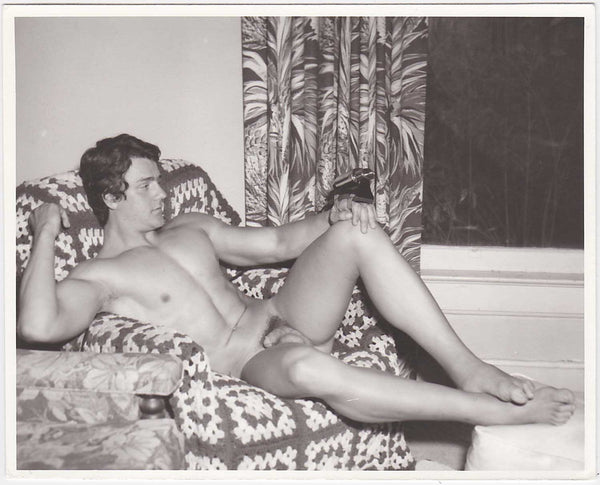 Western Photo Guild Male Nude Relaxing vintage physique photo