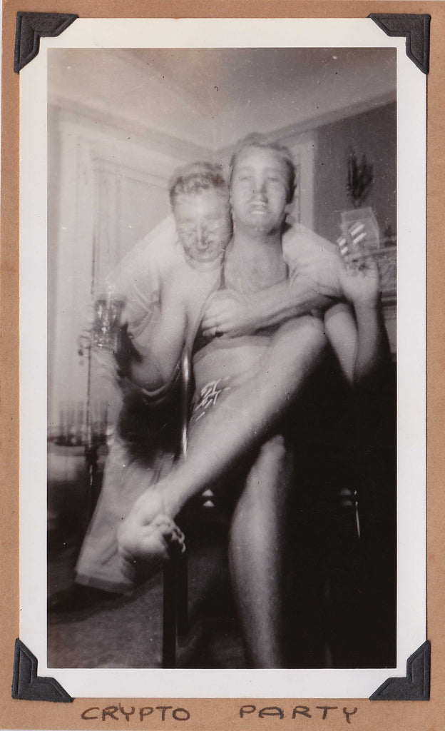 Crypto Party vintage gay photo