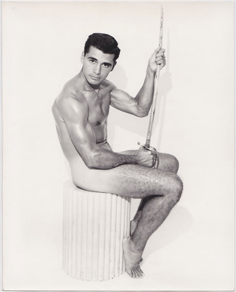 Original vintage male nude photo Ben Carter, by Dave Martin