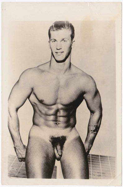 Male Nude with Tan Line, vintage gay photo. 