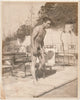 Vintage gay photo Nude Man About to Enter Pool