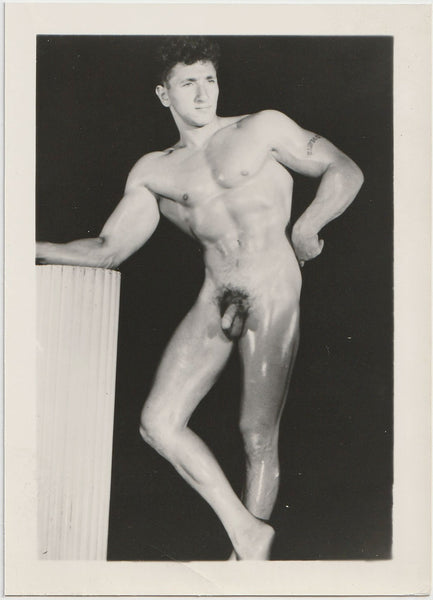 Nude Marine Resting Arm on Column