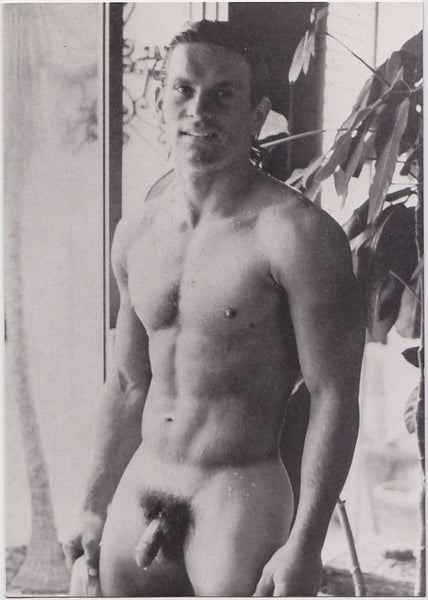 Dripping Male Nude vintage gay photo