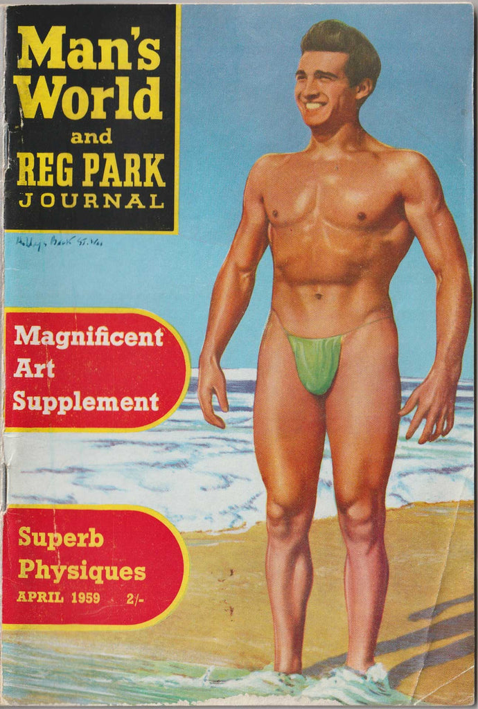 Man's World Vintage Physique Magazine April 1959
