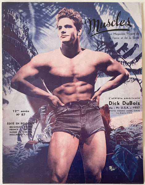 Muscles 78: Vintage Belgian Physique Magazine gay physique 1957