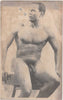 Vintage Male Nude Sitting on Case gay photo