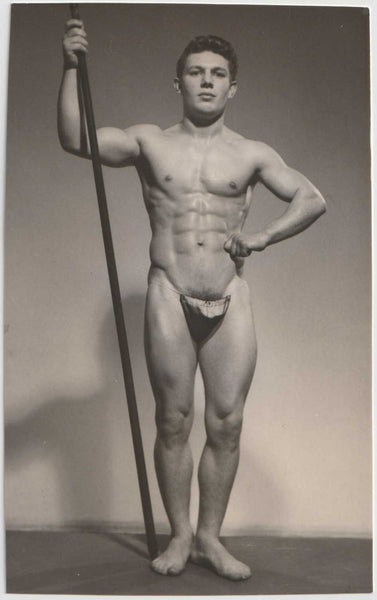 Male Figure Study by Arax, Paris. Vintage gay photo