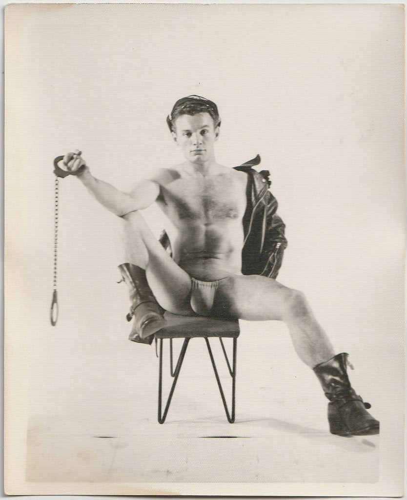 Kris Studio Male Nude: Johnny Savage Holding Handcuffs