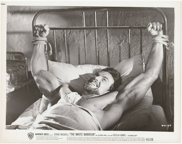 Steve Reeves in "The White Warrior" vintage publicity photo.