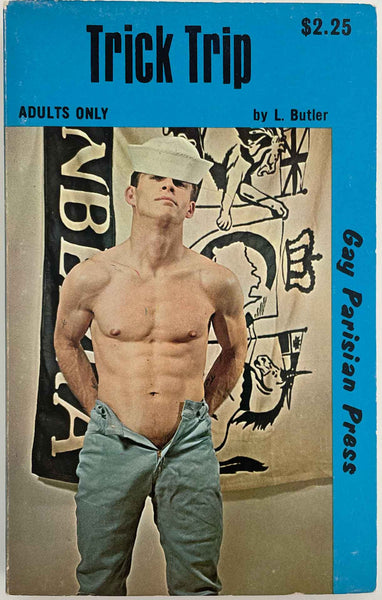 Trick Trip, Vintage Gay Pulp Novel by L. Butler.  Gay Parisian Press (GPP-100)