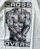 Vintage "Cross Overs" t-shirt.
Hanes Beefy T 100% cotton, size XL (46-48).