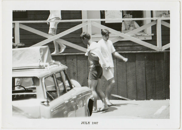 Voyeur Series: Guy with Towel vintage gay photo