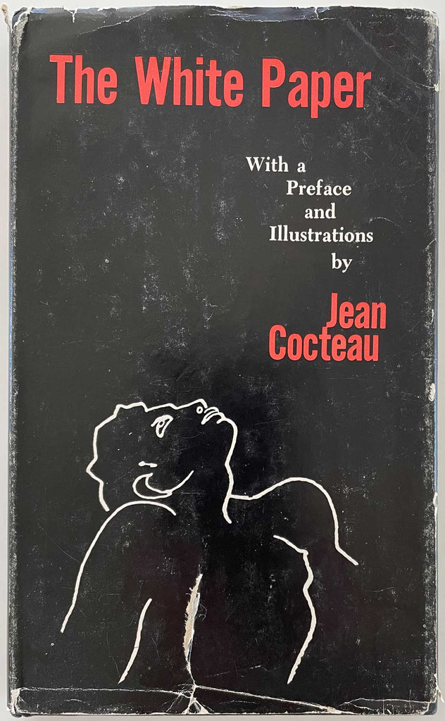 vintage gay book The White Paper Anonymous, with a Preface and Illustrations by Jean Cocteau.