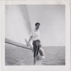 Two Men Sailing, Lot of Two Vintage Photos