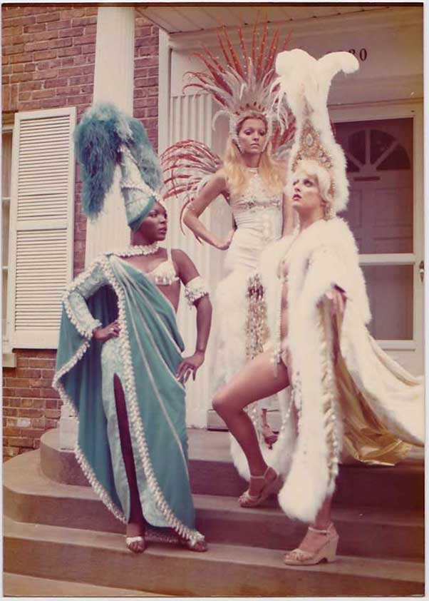 Mardi Gras Drag Queen: Vintage Gay Photo