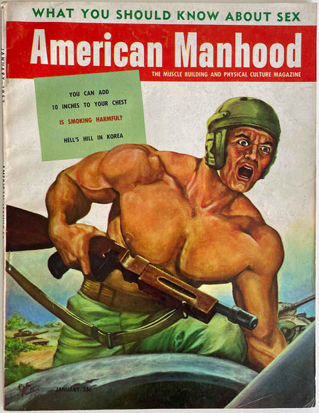 American Manhood The Muscle Building and Physical Culture Magazine January 1953, Vol 18, No. 4