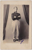 Man with Bowtie: Real Photo Postcard