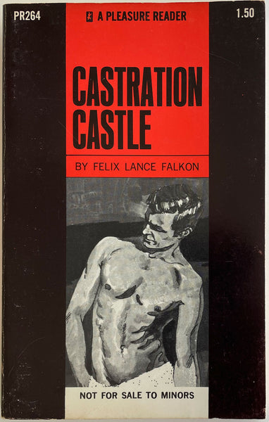 Castration Castle  Vintage Gay Pulp Novel by Felix Lance Falkon A Pleasure Reader (PR-264), 1970 