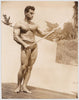 Denny of SF: Vintage Physique Photo, Vince Gironda Holding Sword