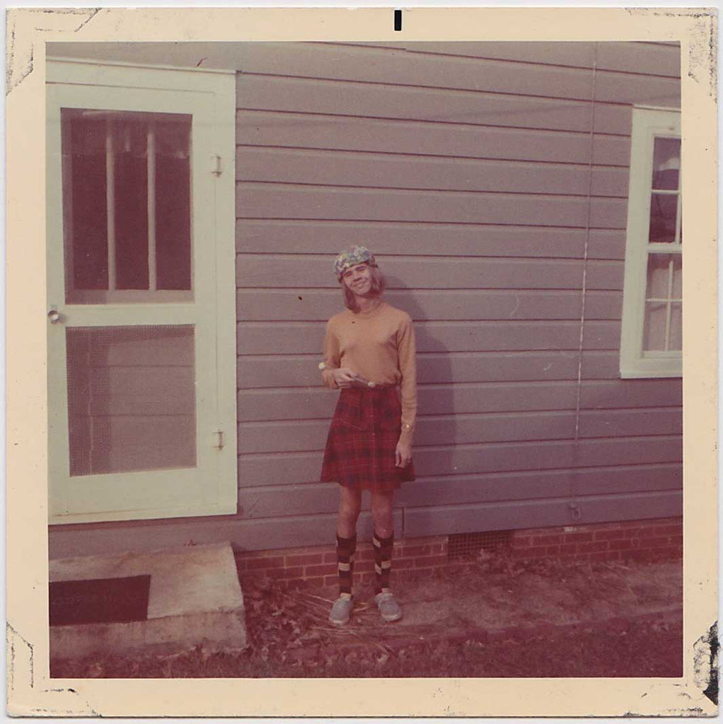 Eldridge in "Powder Puff" Outfit: Vintage Gay Photo
