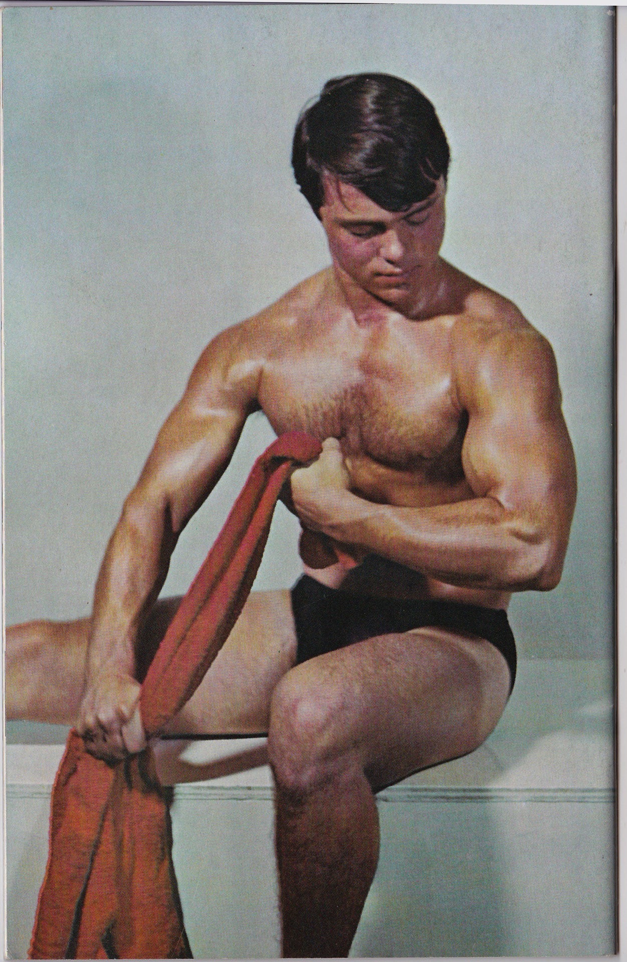Bodybuilder Roland Rajotte JR. Vintage Physique Magazine Sept 68 – Homobilia