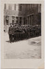 Vintage Real Photo Postcard: A rather undisciplined row of soldiers