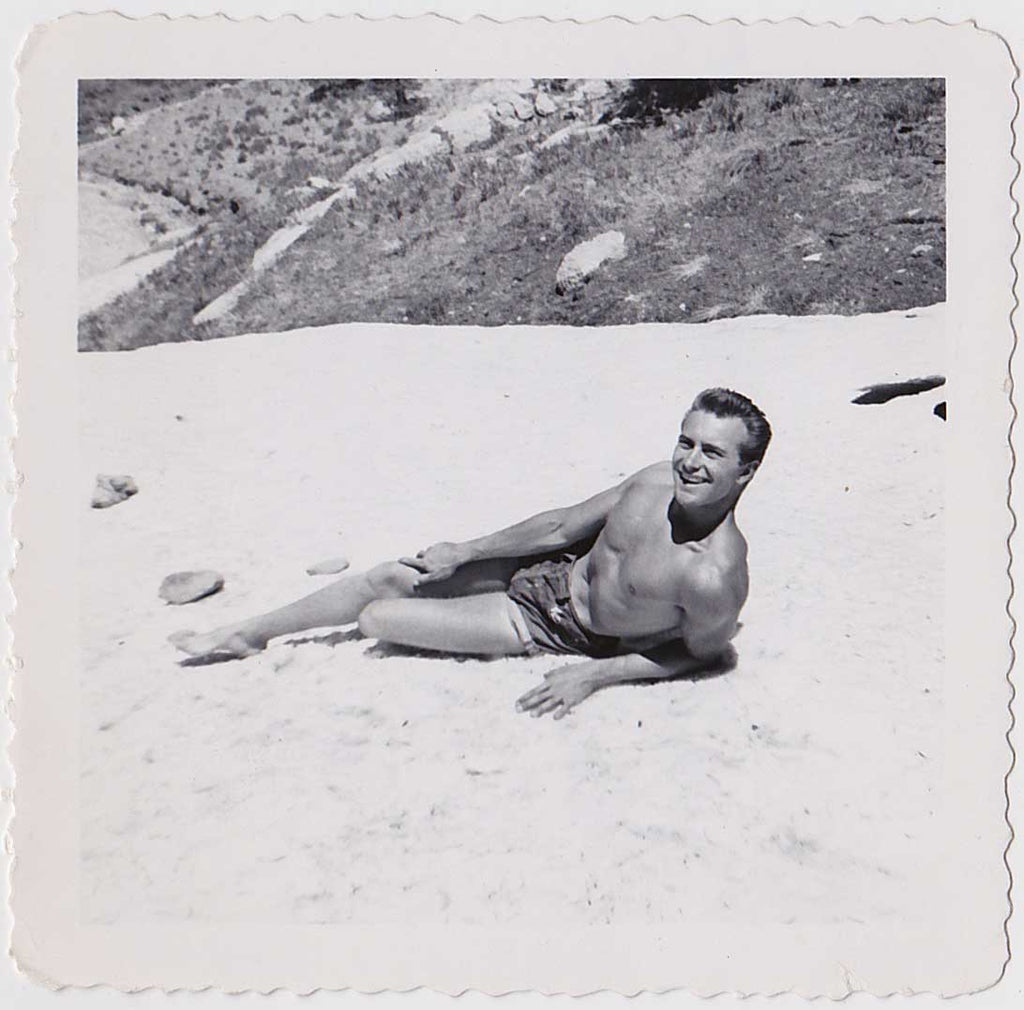 Hot Man in Swimsuit: Vintage Gay Interest Photo
