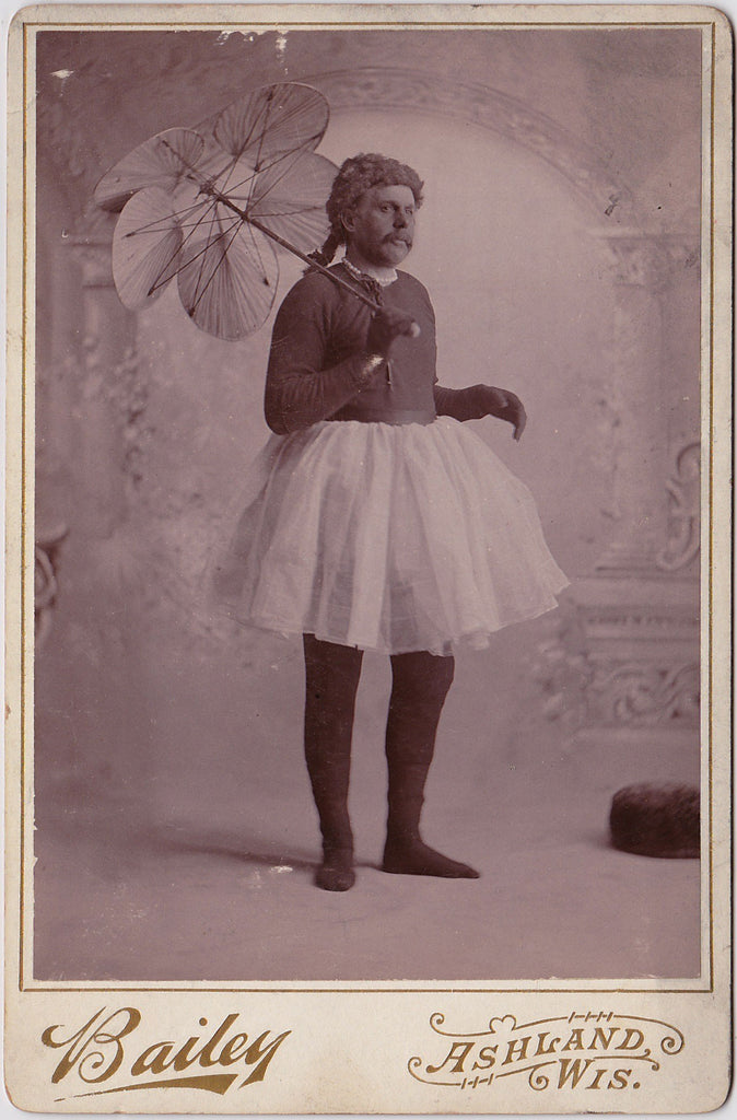 Vintage Cabinet Card by Bailey of Ashland, Wis., identified on verso as Mr. Turner." 