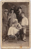 Family in Drag Vintage Real Photo Postcard made by Rensler's Photo Studio, Cincinnati.